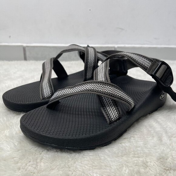 Chaco Men's Black Grey Z1 Classic Sandal Shoes Size 11 - Picture 3 of 11